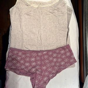 2pc cami and boy short lounge set sizeM lavender